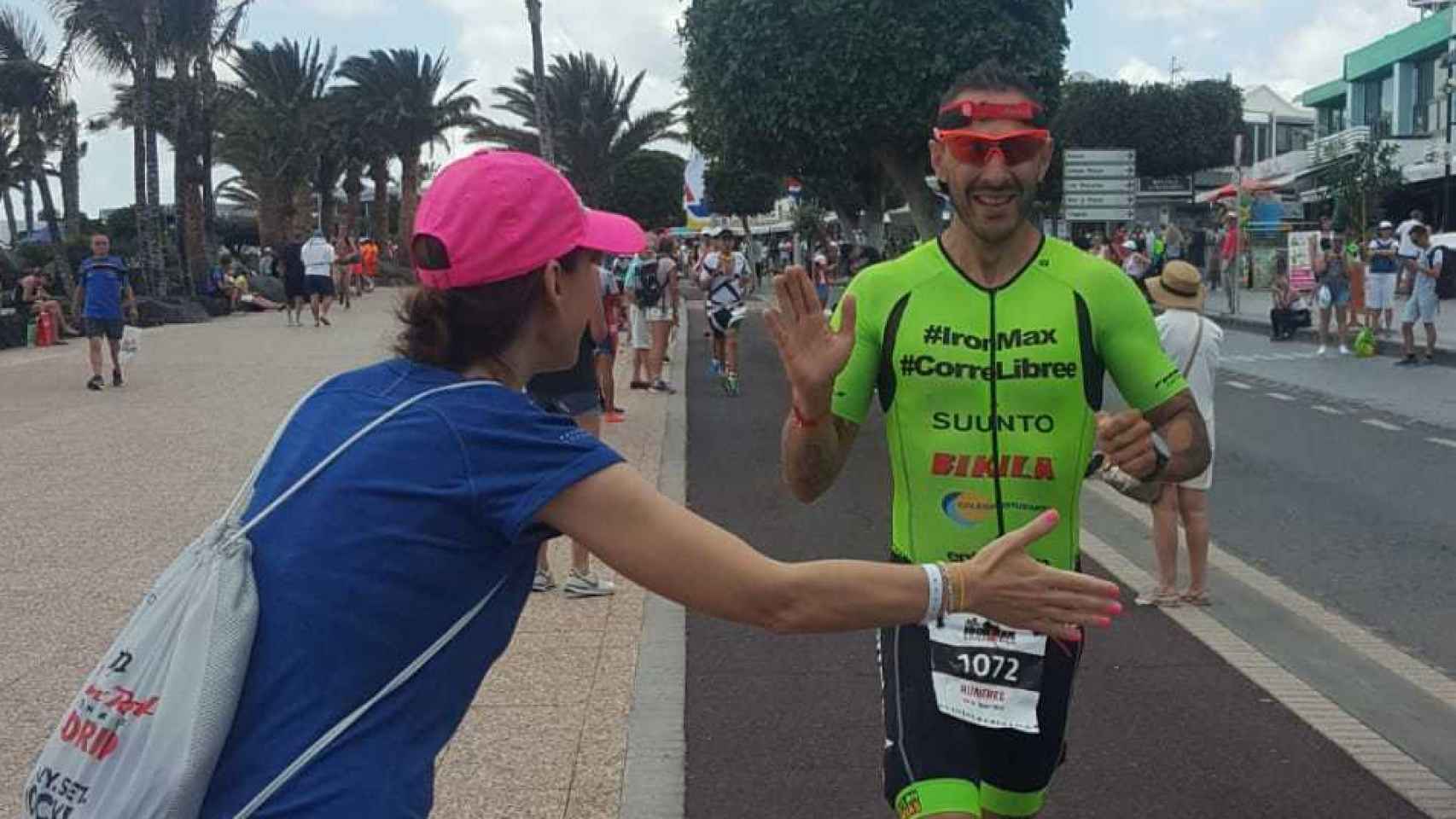Juan Miguel, en el Ironman de Lanzarote.