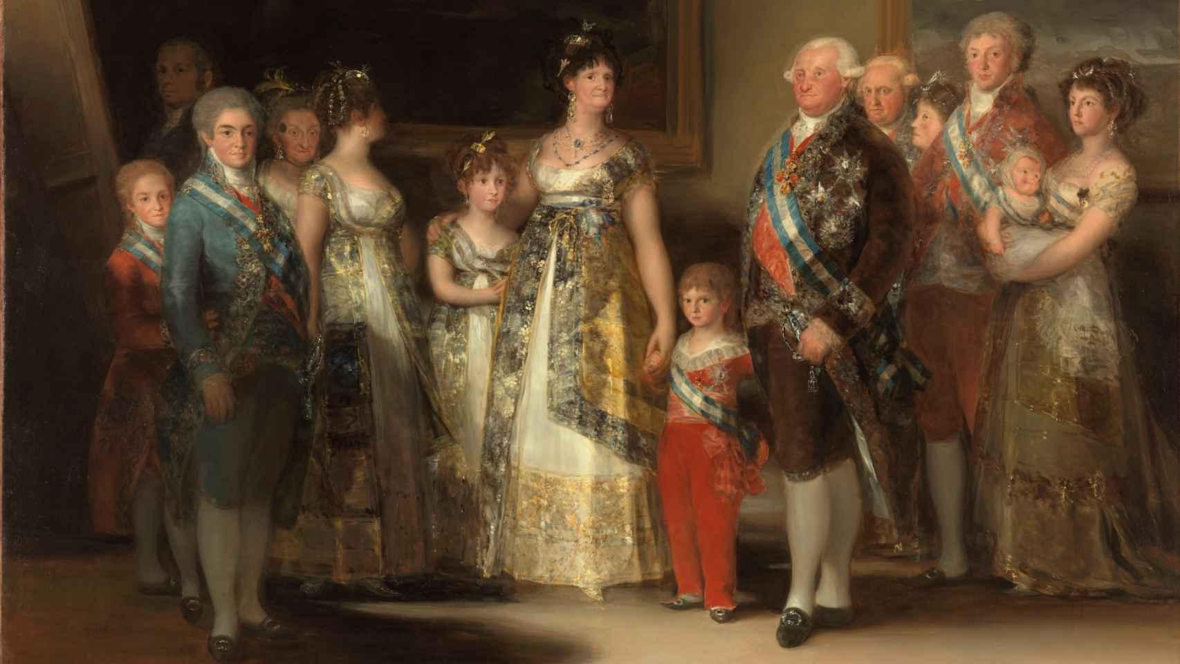 'La familia de Carlos IV', de Goya.