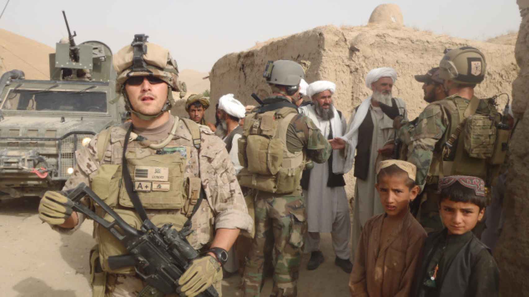 Alberto Kouiche, en Afganistán.