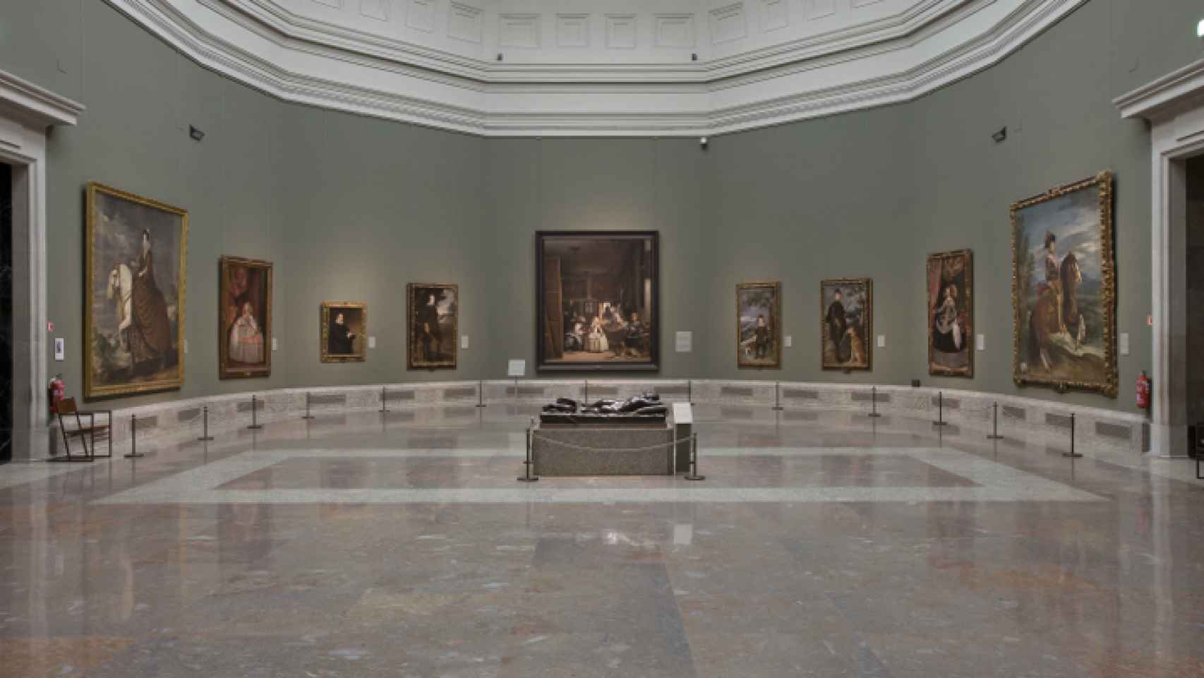 La sala 12 del Museo del Prado, donde están expuestas 'Las meninas' de Velázquez.