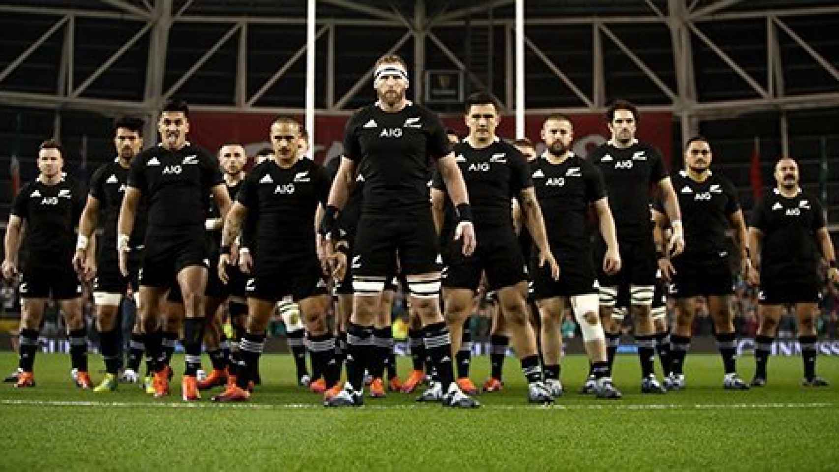 Los jugadores de la Selección neozelandesa de Rugby. Foto: Twitter (@AllBlacks)