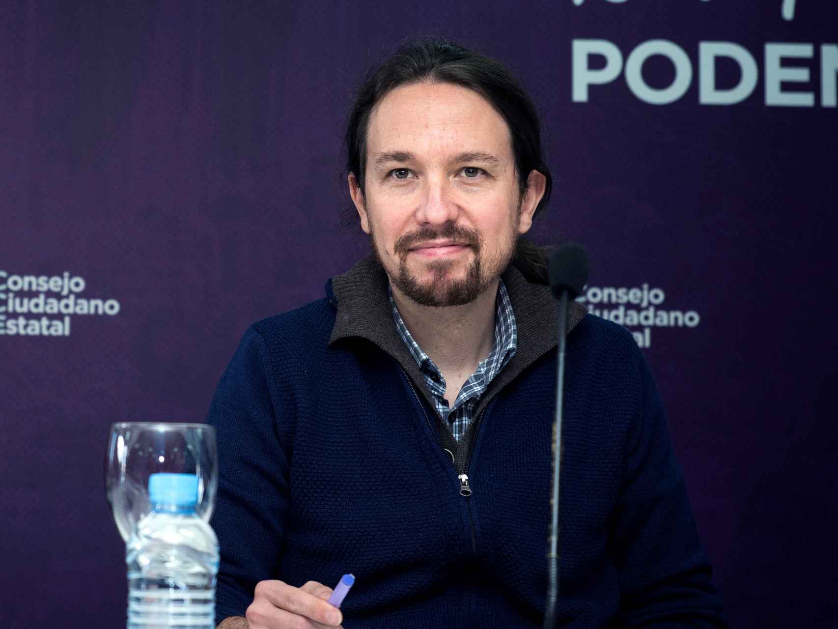 Pablo Iglesias, en el Consejo Ciudadano Estatal (CCE) de Podemos.