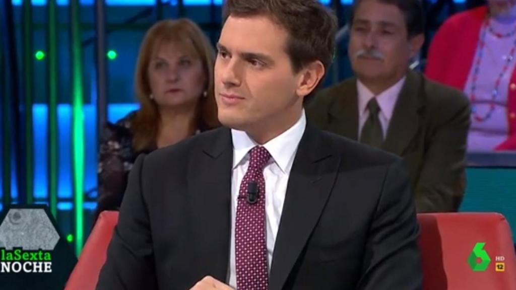 Albert Rivera en una entrevista en La Sexta