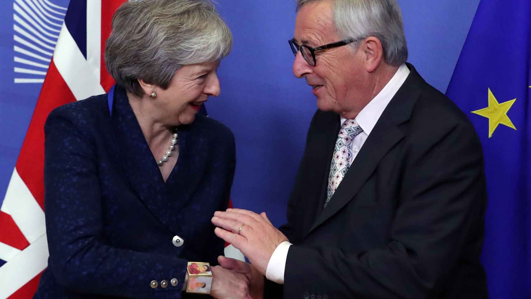 May y Juncker han cerrado en Bruselas los últimos flecos del divorcio