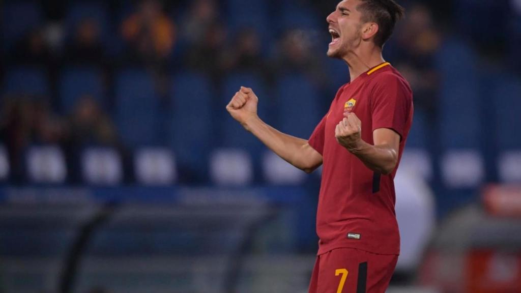 Pellegrini, durante un partido de la Roma. Foto: asroma.com