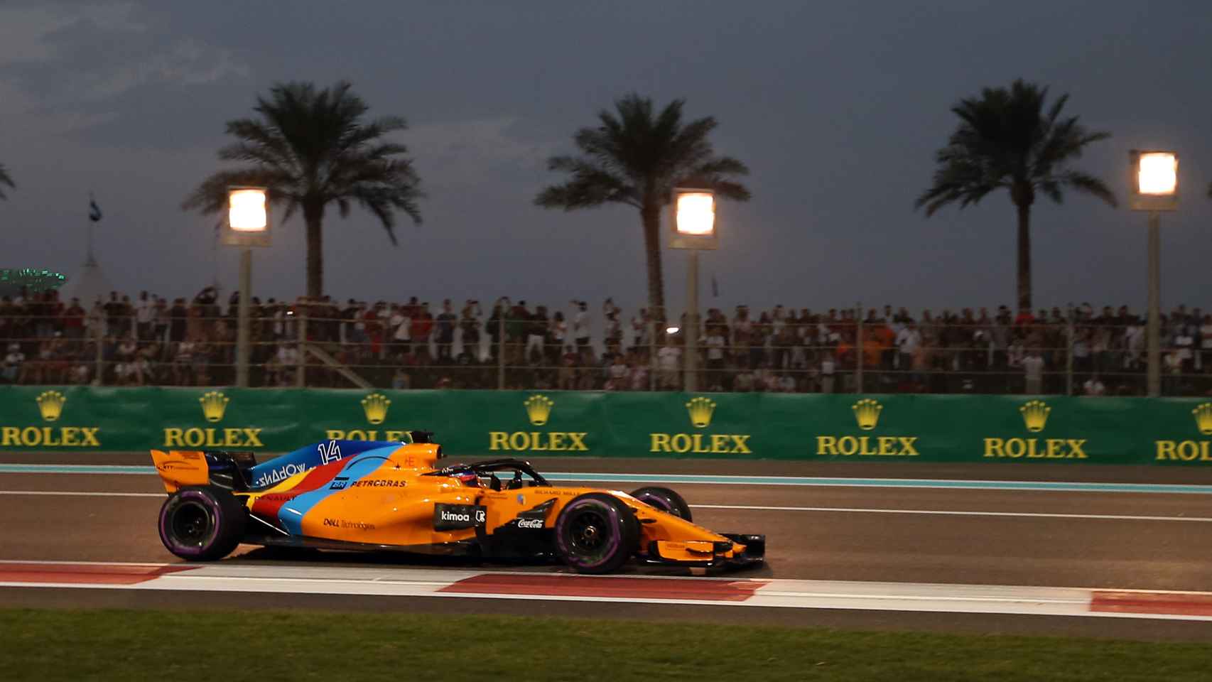 Fernando Alonso en el Gran Premio de Abu Dhabi