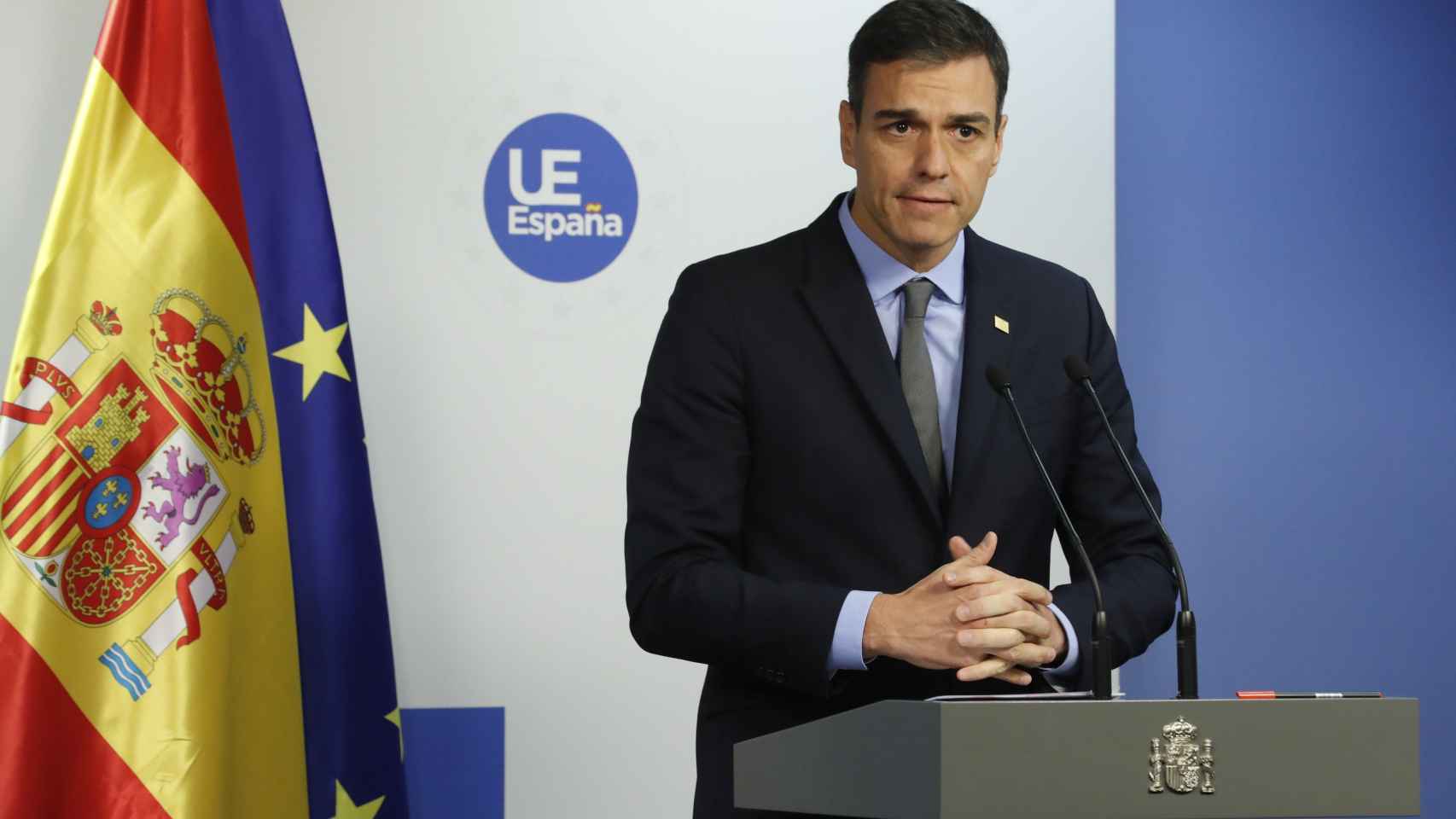 Sánchez comparece ante la prensa tras  la cumbre del 'brexit'