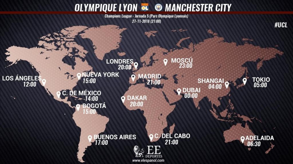 Horario Lyon City