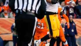 Alejandro Villanueva anota un touchdown en la NFL en el Denver Broncos - Pittsburgh Steelers