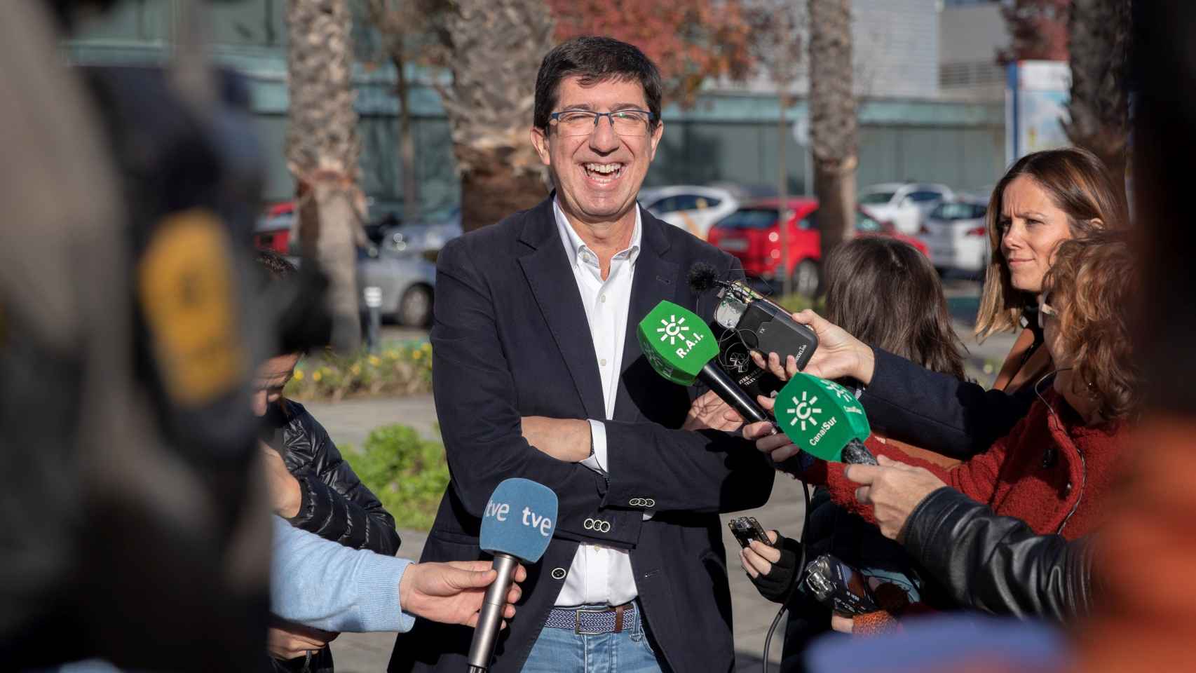El candidato narajana Juan Marín
