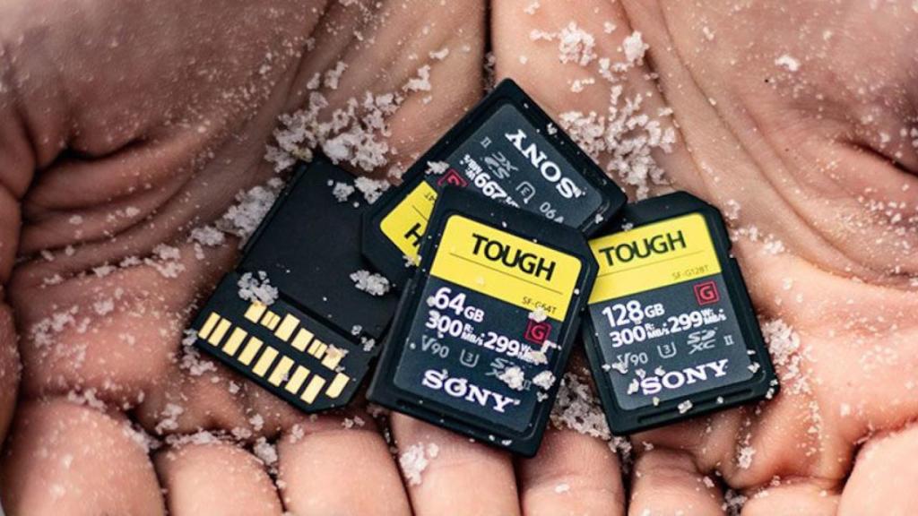 Tarjetas Sony Tough.