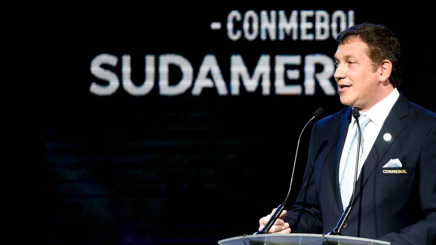 Alejandro Domínguez, presidente de la Conmebol. Foto: conmebol.coom