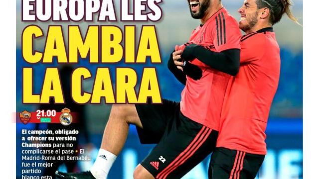 Portada MARCA (27/11/18)