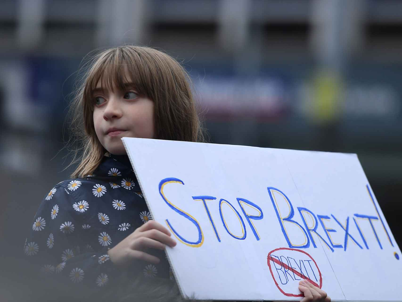Manifestación contra el 'brexit' en Belfast el pasado 20 de octubre