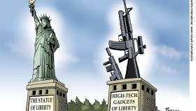 El debate sobre el control de armas.