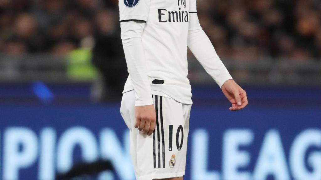 Luka Modric, durante el partido frente a la Roma
