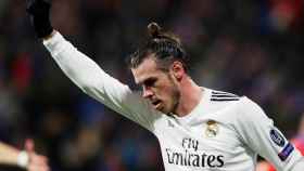 Bale, en un partido del Real Madrid