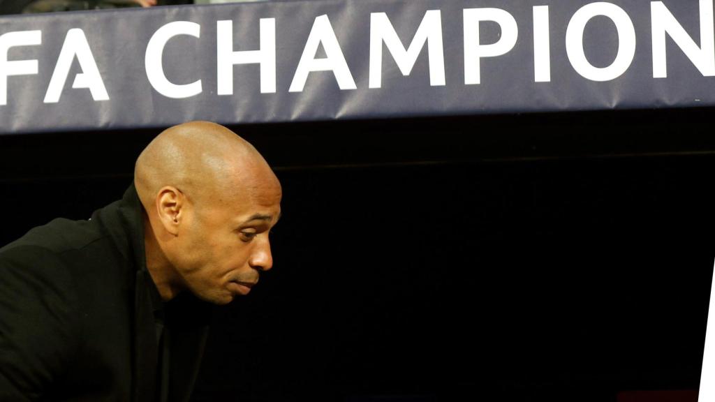 Thierry Henry, en un partido del Mónaco