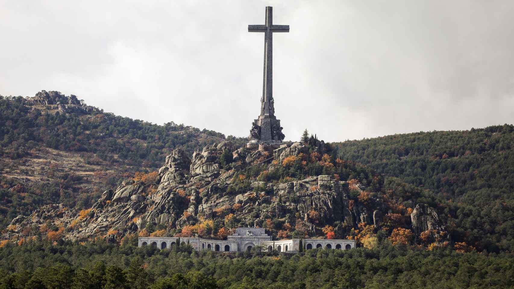 La cruz del Valle de los Caídos, en una imagen de archivo.