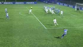 Fuera de juego en el último gol del Deportivo Fabril ante el Castilla