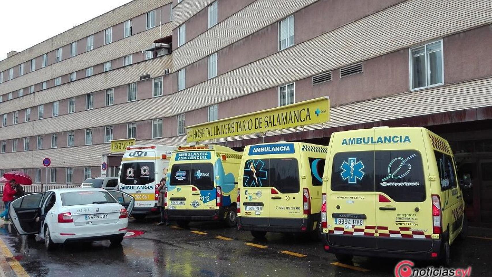 hospital clinico ambulancias