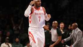 Carmelo Anthony, en un partido con los Houston Rockets