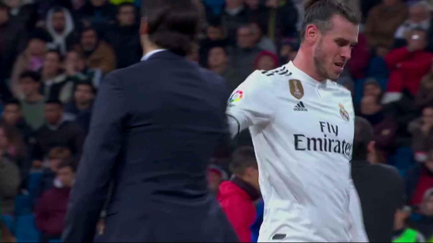 Gareth Bale, sustituido ante el Valencia