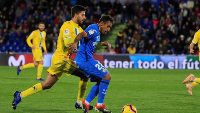 Partido de la primera vuelta entre el Getafe  y el Espanyol