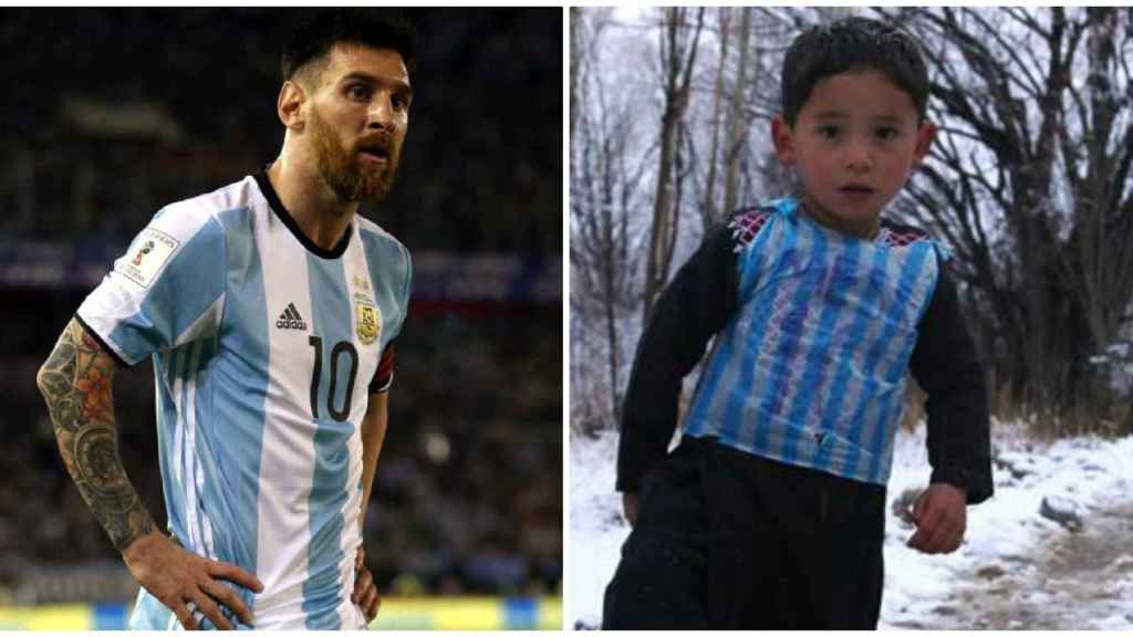 camiseta messi argentina 2018 niño