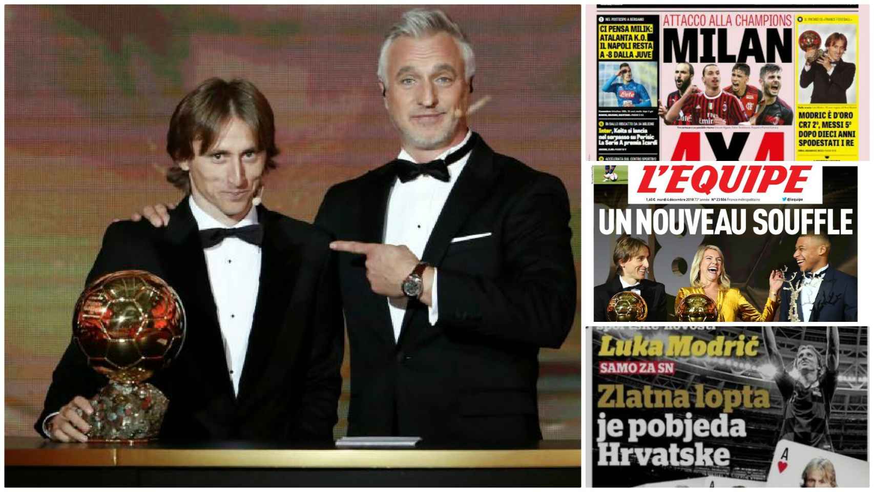 La prensa internacional se rinde a Luka Modric y su Balón de Oro