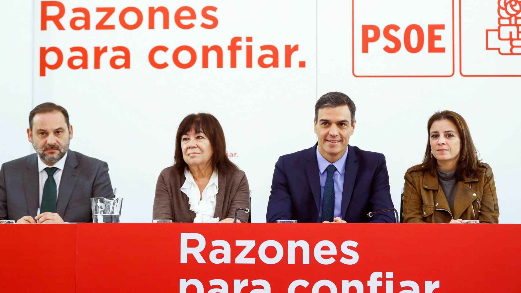 Pedro Sánchez, durante la Ejecutiva del PSOE de este martes en Madrid.