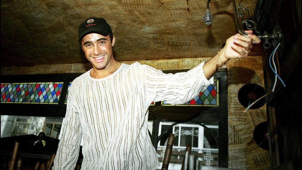 El cubano en una imagen antigua.