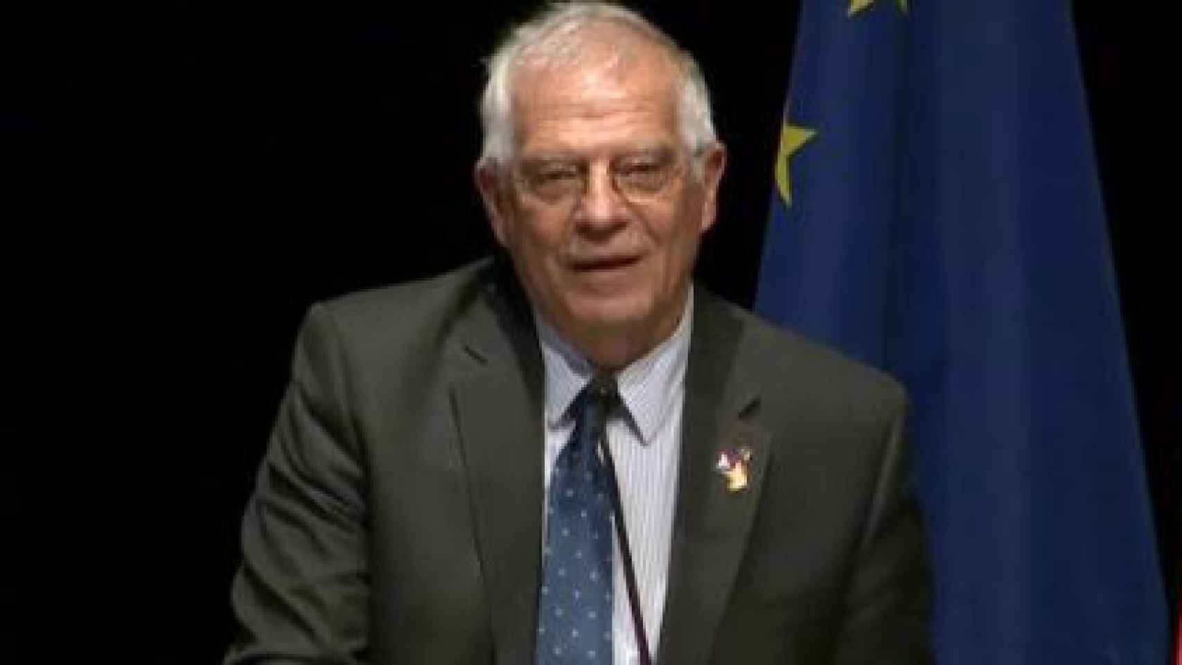 Borrell, durante un acto en Bruselas