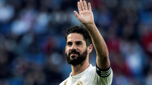 Isco Alarcón celebra su gol ante el Melilla