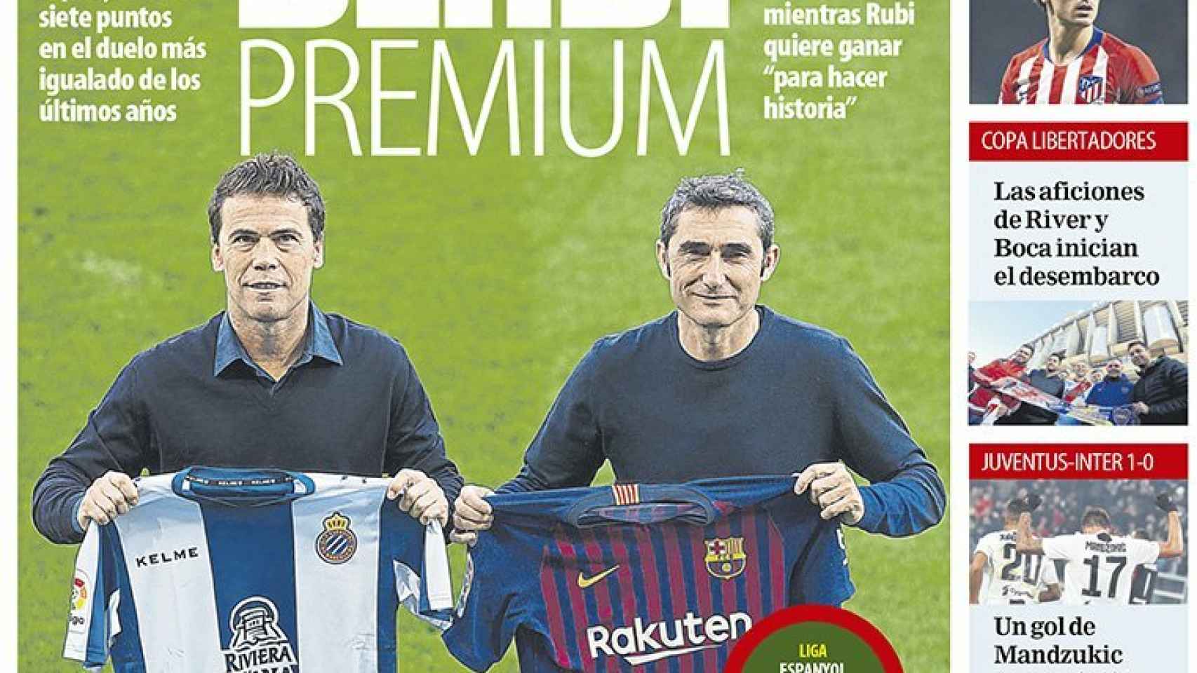 Portada del diario Mundo Deportivo (08/12/2018)