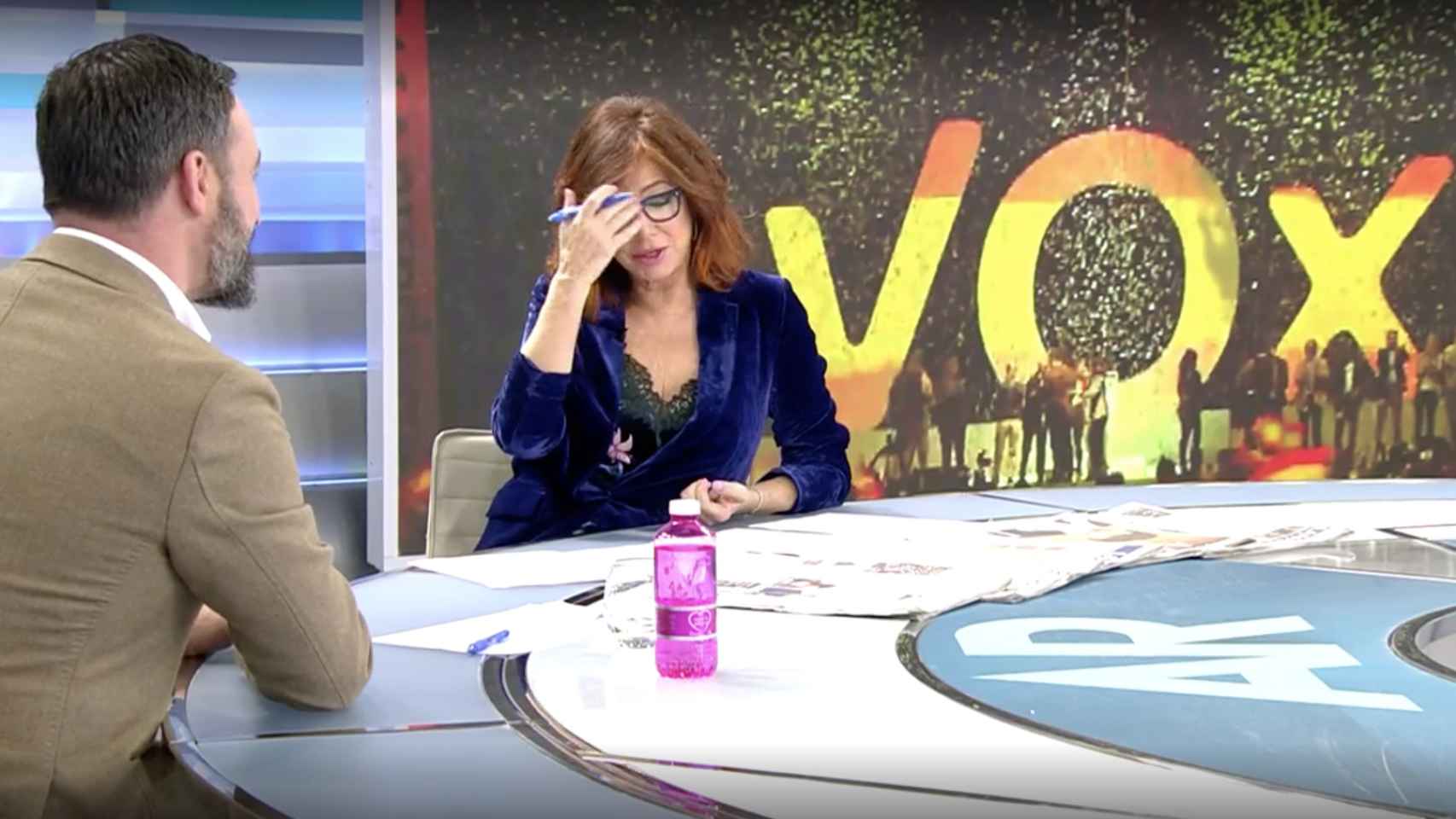 Ana Rosa Quintana entrevista a Santiago Abascal.