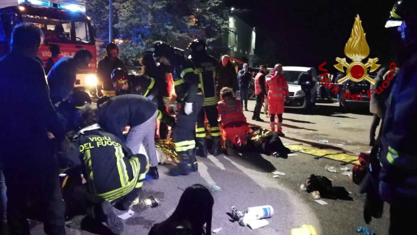 Una estampida provoca la muerte de cinco menores y una madre en una discoteca de Italia