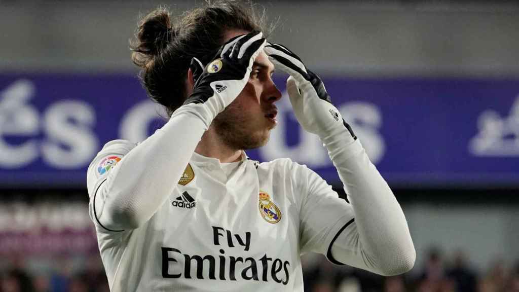 Bale, durante el Huesca - Real Madrid de La Liga