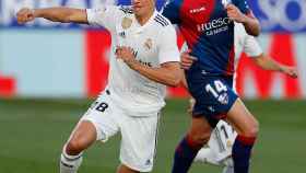 Marcos Llorente, en el Huesca - Real Madrid de La Liga