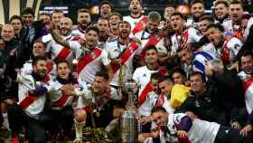 River Plate con la copa de la Libertadores