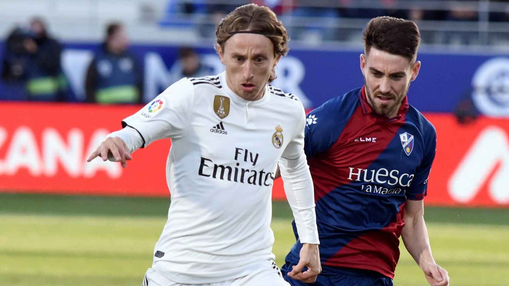 Luka Modric, en un partido del Real Madrid