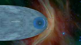 La situación de las dos sondas Voyager más allá de la helioesfera.