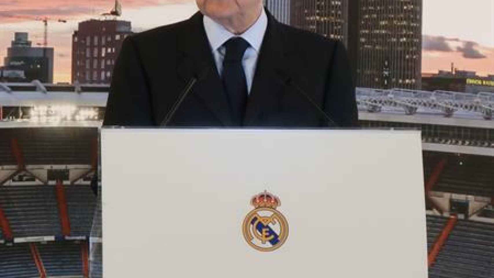 Florentino Pérez durante la declaración