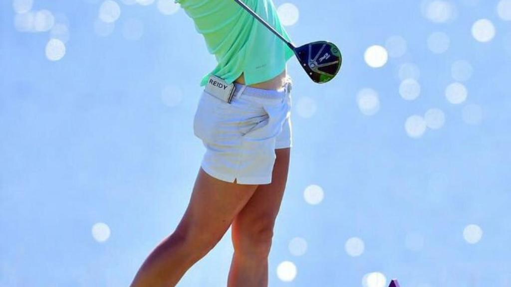 Mel Reid, golfista. Foto: Twitter (@melreidgolf)