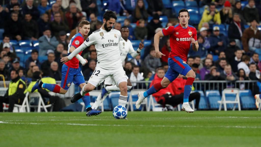 Isco, en el Real Madrid - CSKA de Moscú