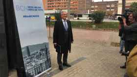 Josep Bou, durante la presentación de su candidatura, este miércoles en Barcelona.