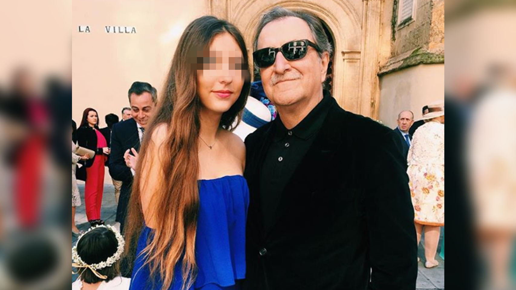 Paco Lobatón con su hija, en una fotografía reciente.