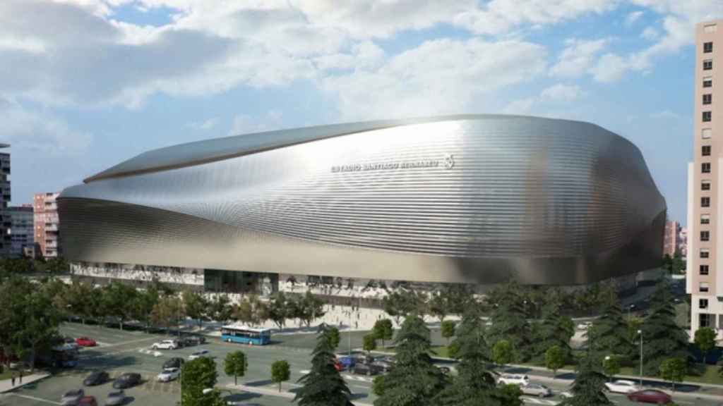 Frontal del nuevo Santiago Bernabéu