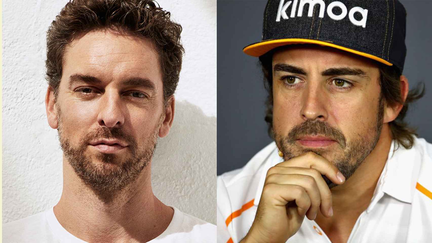 Pau Gasol y Fernando Alonso.