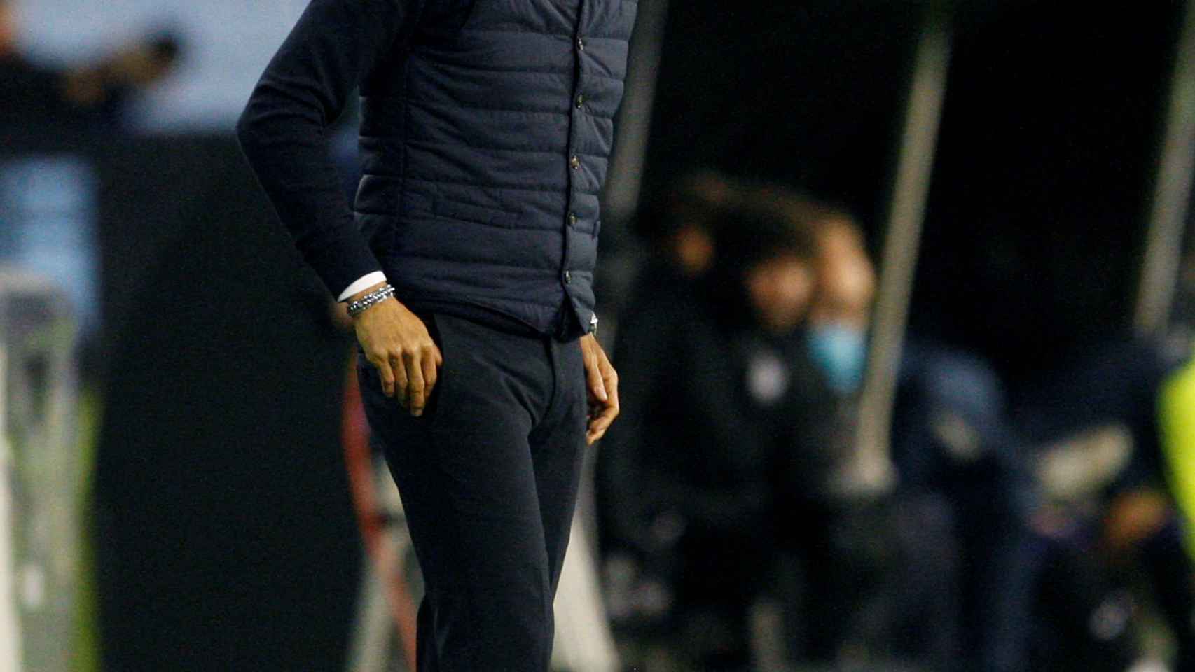 Miguel Cardoso, entrenador del Celta, en el partido ante el Leganés de La Liga